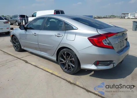 2019 Honda Civic Sport z USA, uszkodzony, nr VIN 19XFC2F82KE043548